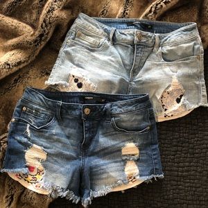 Harper denim shorts